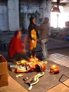 Studio Kite images of MP1 commercial Varia Suit 6.jpg (684 KB) Melanie Peyton-Smith as Samus (Metroid Prime commercial).