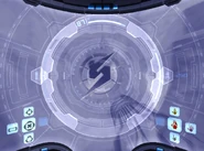 The Gravity suit item seen with the X-Ray Visor (via Sequence Breaking).