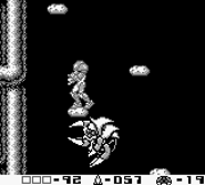 The Gamma Metroid in the second tower corridor