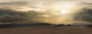 El paisaje de los Yermos de Agón.
