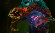 Omega Metroid after growing thick armor over its membrane in Samus Returns
