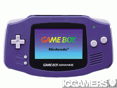 Esta es la imagen un GBA (Game Boy Advance)