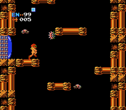 Brinstar end shaft Metroid