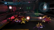Samus luchando contra los limers en Metroid: Other M.