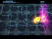 The Power Bomb item in Central Dynamo, in Metroid Prime.