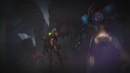 SA-X, Arachnus, Zazabi, Nightmare and Omega Metroid in Dread intro