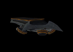 The Shrike Class Assault Skiff as viewed in the Logbook.