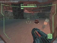 Samus ante un limer en Metroid Prime Hunters.