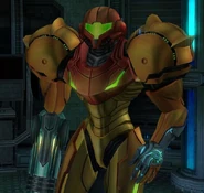 The Grapple Lasso attachment on Samus's hand.