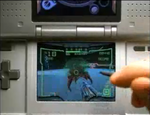 Игровой экран из Metroid Prime Hunters: First Hunt