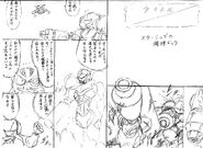 Samus and Joey Lost Power rough sketches 2
