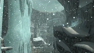 NPC! MP Screen 6.png (121 KB) The snow falling in Phendrana Canyon.