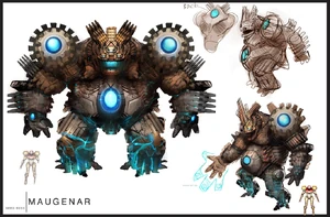 Концепт-арт с изображением Могенара, разблокируемый в игре.