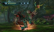 Samus using a successful  on a Griptian in the "".