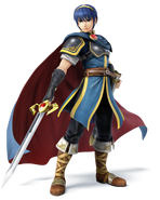 Marth's design in Super Smash Bros 4.