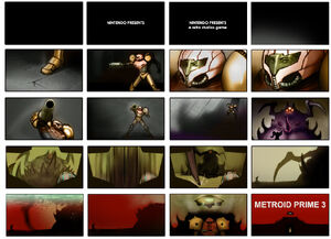 Metroid Prime 3 Ben Sprout Storyboard