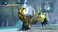 Fighting Gigafraug.jpg (792 KB) Fish under Gigafraug's right foot in Metroid: Other M