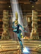 Zero Suit Samus's Slash Dive in Wii U