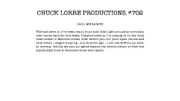 Chuck Lorre vanity card 702