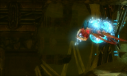 Metroid Samus Returns Metroid (Stage 5) Gamma Metroid Flying (Cutscene)