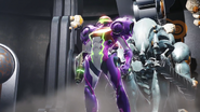 Samus gaining her Gravity Suit.