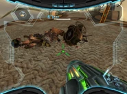 A pile of Steambot parts on the floor.