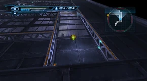 Interior of the first structure.