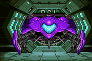 Samus's Metroid Fusion gunship