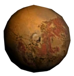 Модель Таллона IV в астрономическом проекторе голограмм.