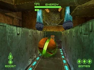 Morph Ball in Metroid Prime Hunters
