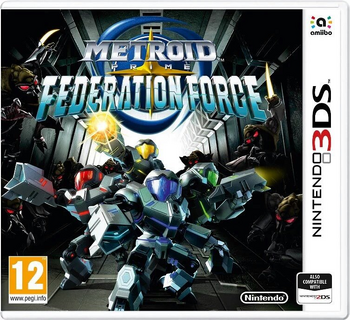 Metroid Prime Federation Force carátula