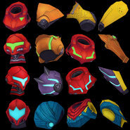 Leftover textures from Samus Returns in Dread.