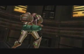 Interactive Multi Game Demo Disc Samus escaping with abilities