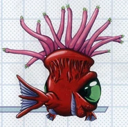 Artwork of a Moheek from Return of Samus