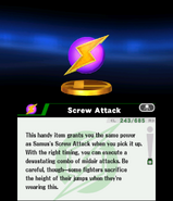 Screw Attack trophy, 3DS.