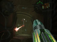 The Remorse-Class Turret on the lower floor.