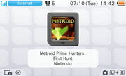 MPH First Hunt - 3DS HOME Menu icon