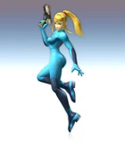 Samus ohne Kampfanzug (Zero Suit)