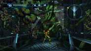 Biosphere Central chamber HD.jpg (1.07 MB) Samus enters a central chamber in the Biosphere.