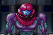 Samus contemplates after escaping the Restricted Laboratory.