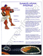 Press kit profile for the game (rediscovered in 2014 by GameInformer).