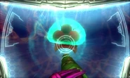 MSR Fusion Suit Combat Visor.jpg (163 KB) The Samus Returns cameo in Fusion Mode. Notice how the Arm Cannon and left hand have been changed to those of the Fusion Gravity Suit.