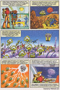 Earliest known visual depiction of the planet in the Nintendo Comics System story, The Coming of a Hero.