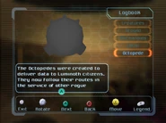 Bonus Disc Octopede Logbook.png (638 KB) The Octopede's Logbook entry and untextured model from the Metroid Prime 2: Echoes Bonus Disc.