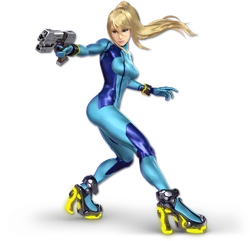 SSB Ultimate Zero Suit Samus render