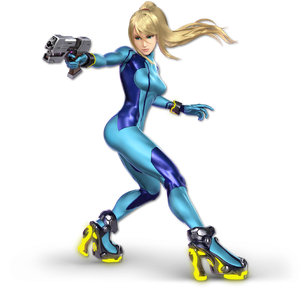 SSB Ultimate Zero Suit Samus render