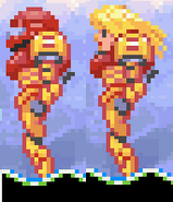 Samus in Dream Land 3.