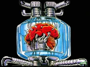 Arte oficial de Mother Brain en Super Metroid.