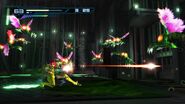 Samus peleando contra Reos.