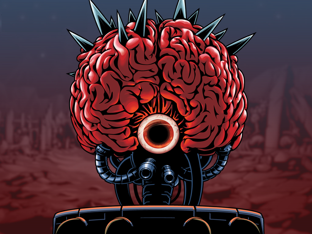 Надмозг. Metroid mother Brain. Метроид Дредд. Мозг арт.